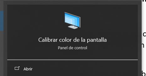 Pasos para ajustar la configuracion de color